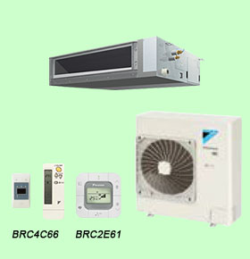 FBFC140DVM9/RZFC140EY1+BRC2E61/ BRC4C66-Máy điều hoà giấu trần nối ống gió