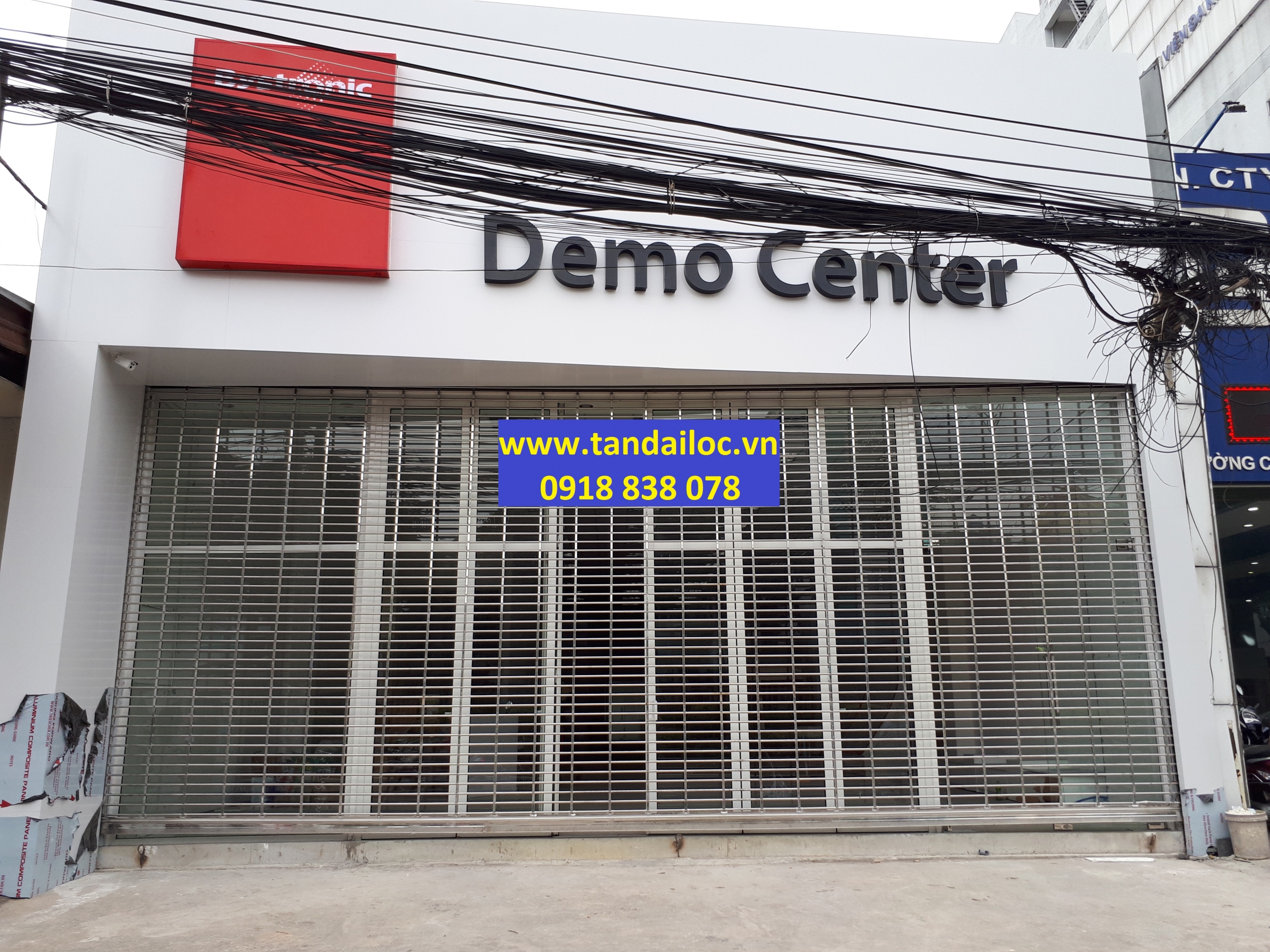 DỰ ÁN CỬA CUỐN SONG NGANG - DEMO CENTER