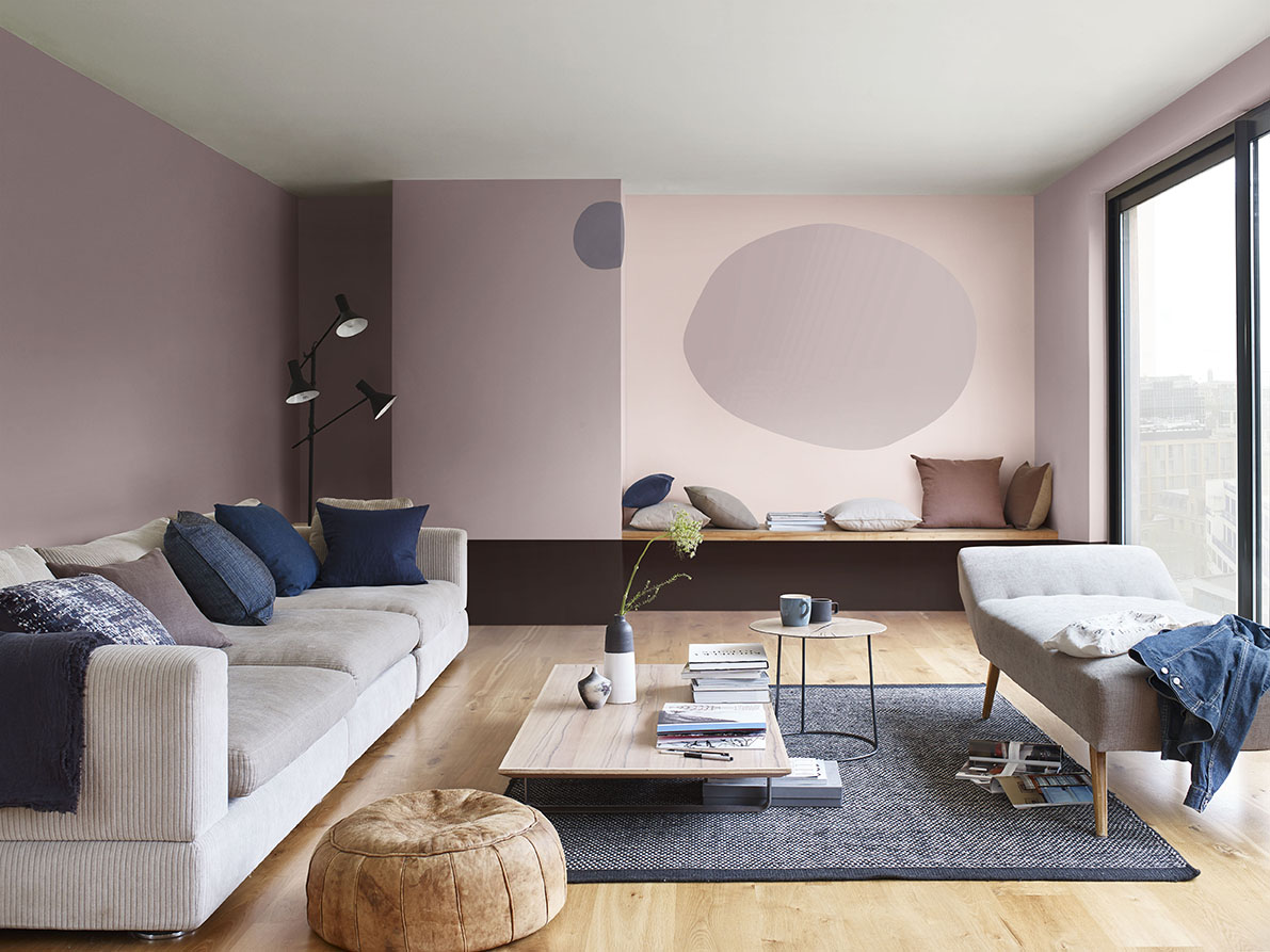 PHỐI MÀU SƠN PHÒNG KHÁCH CỦA DULUX.
