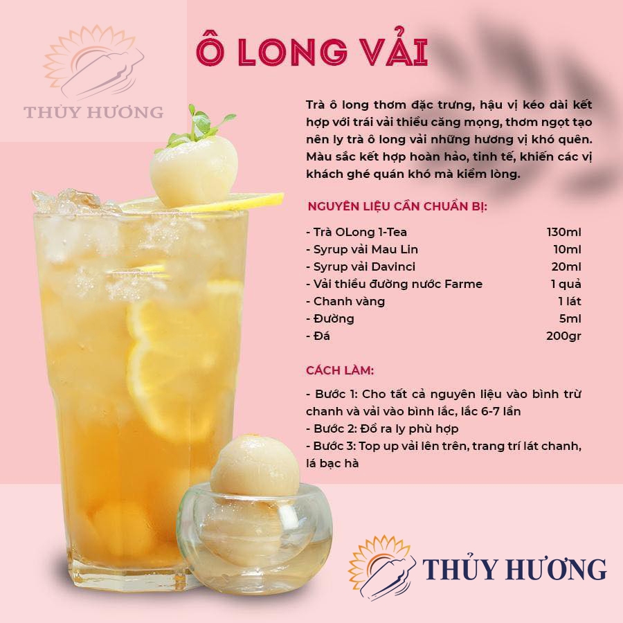 CÔNG THỨC OLONG VẢI CHO MÙA HÈ