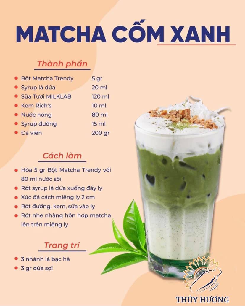 Khám Phá Công Thức Matcha Cốm Xanh Độc Đáo