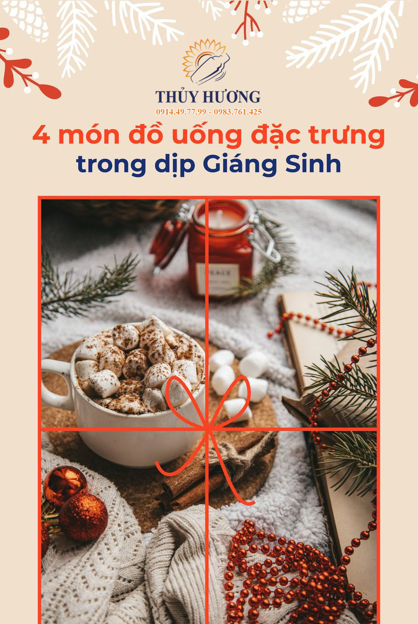 4 MÓN ĐỒ UỐNG ĐẶC TRƯNG TRONG DỊP GIÁNG SINH