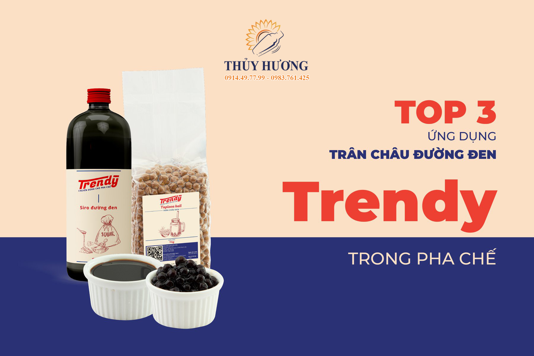TOP 3 ỨNG DỤNG COMBO TRÂN CHÂU ĐEN + SIRO ĐƯỜNG ĐEN TRENDY CỰC HOT
