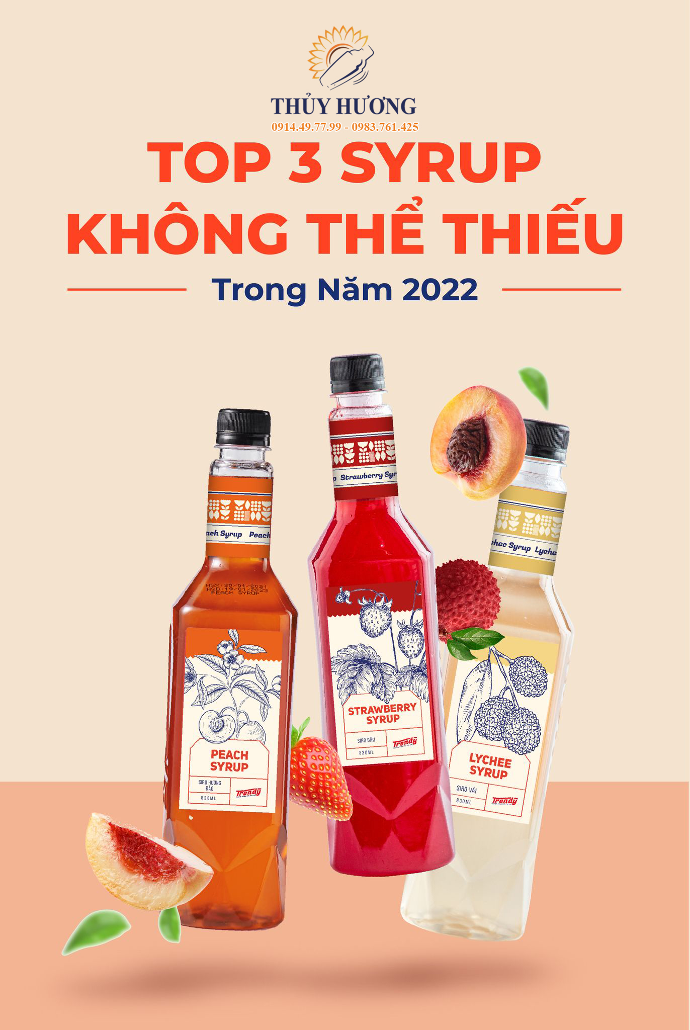 TOP 3 SYRUP KHÔNG THỂ THIẾU TRONG NĂM 2022