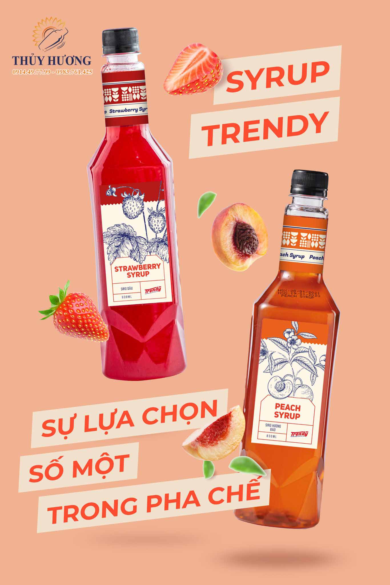 SYRUP TRENDY - SỰ LỰA CHỌN SỐ MỘT TRONG PHA CHẾ