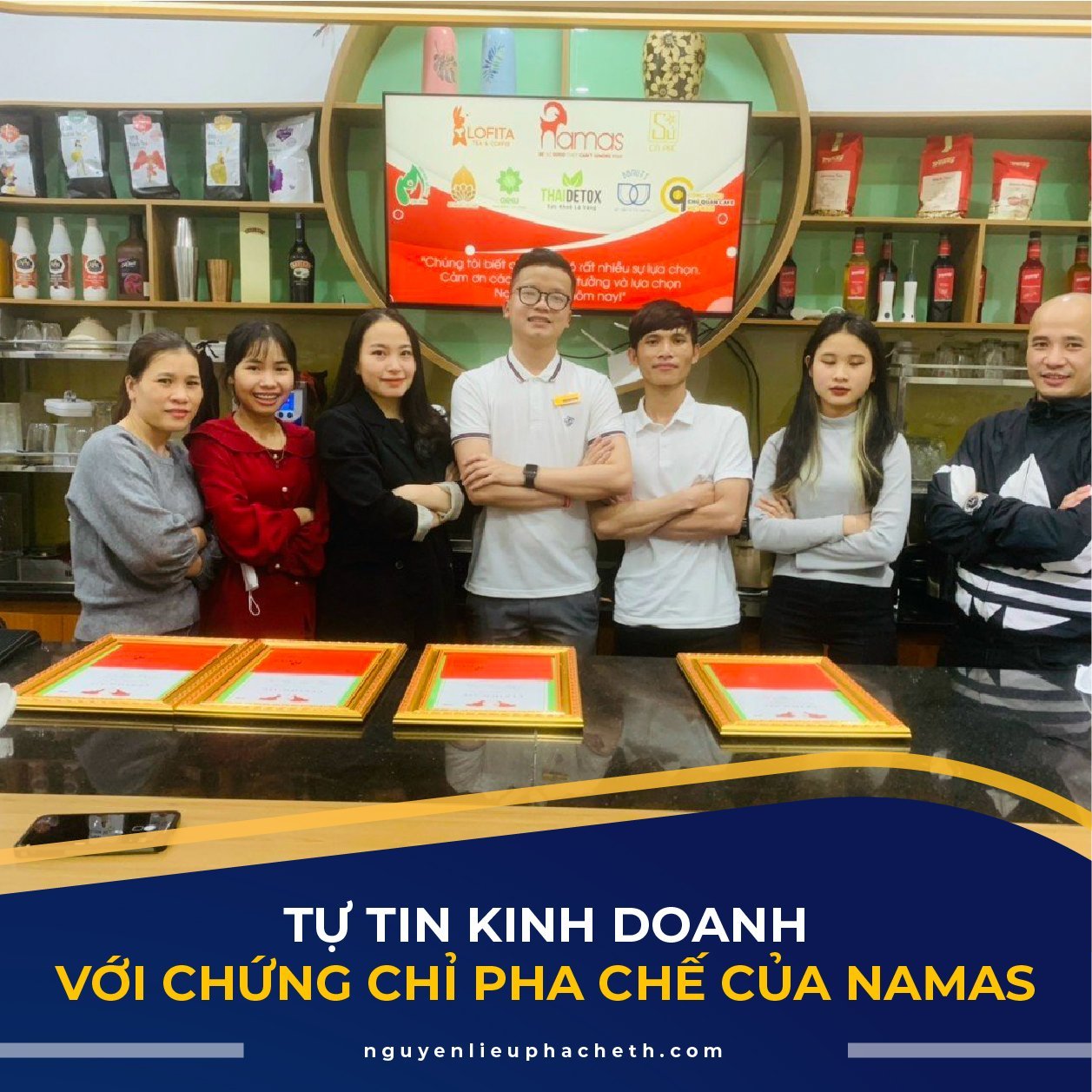 Thành thạo pha chế - mở quán thành công