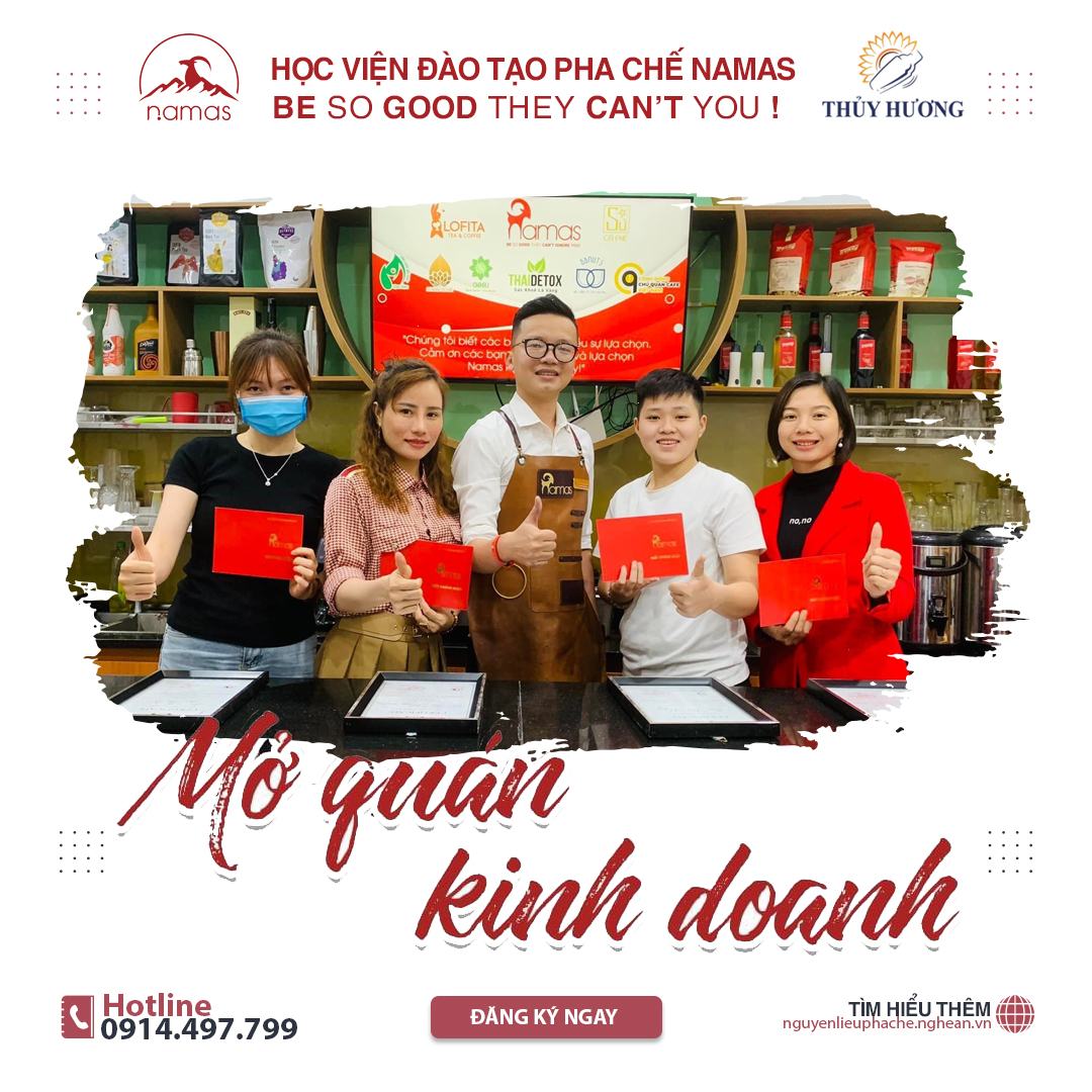 Khóa Học Pha Chế - Cầm Tay Chỉ Việc Tại Vinh, Nghệ An
