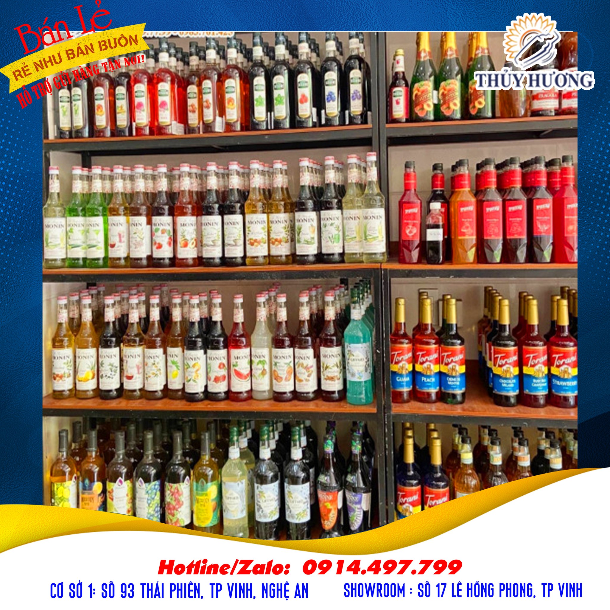 Syrup Pha Chế - Nguyên Liệu Không Thể Thiếu Tại Hà Tĩnh