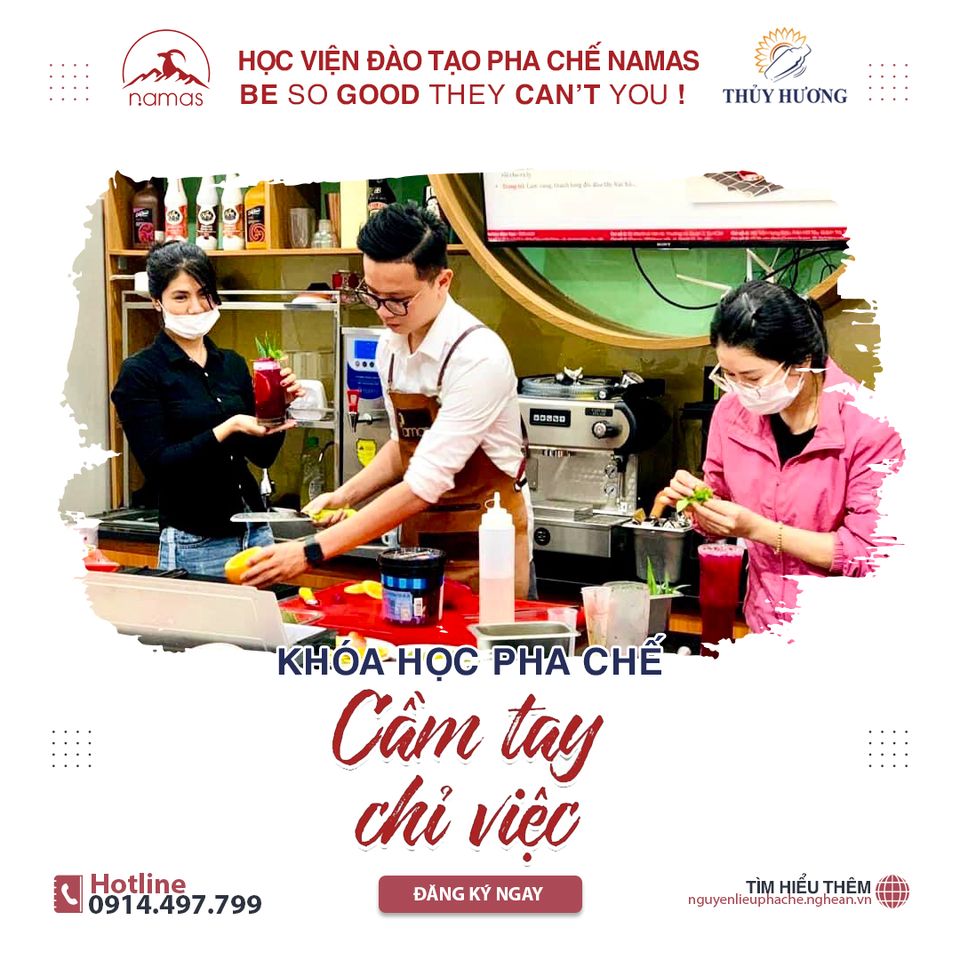 Địa Chỉ Học Pha Chế Uy Tín Tại Vinh, Nghệ An
