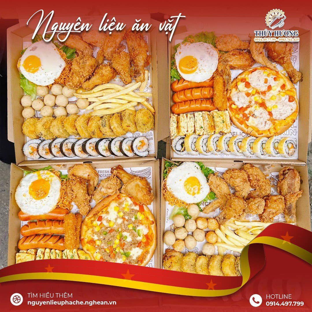 Thiên Đường Nguyên Liệu Đồ Ăn Vặt Tại Vinh
