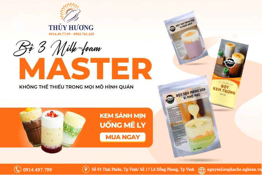 Địa Chỉ Mua Bột Tạo Lớp Màng Sữa Tại Vinh