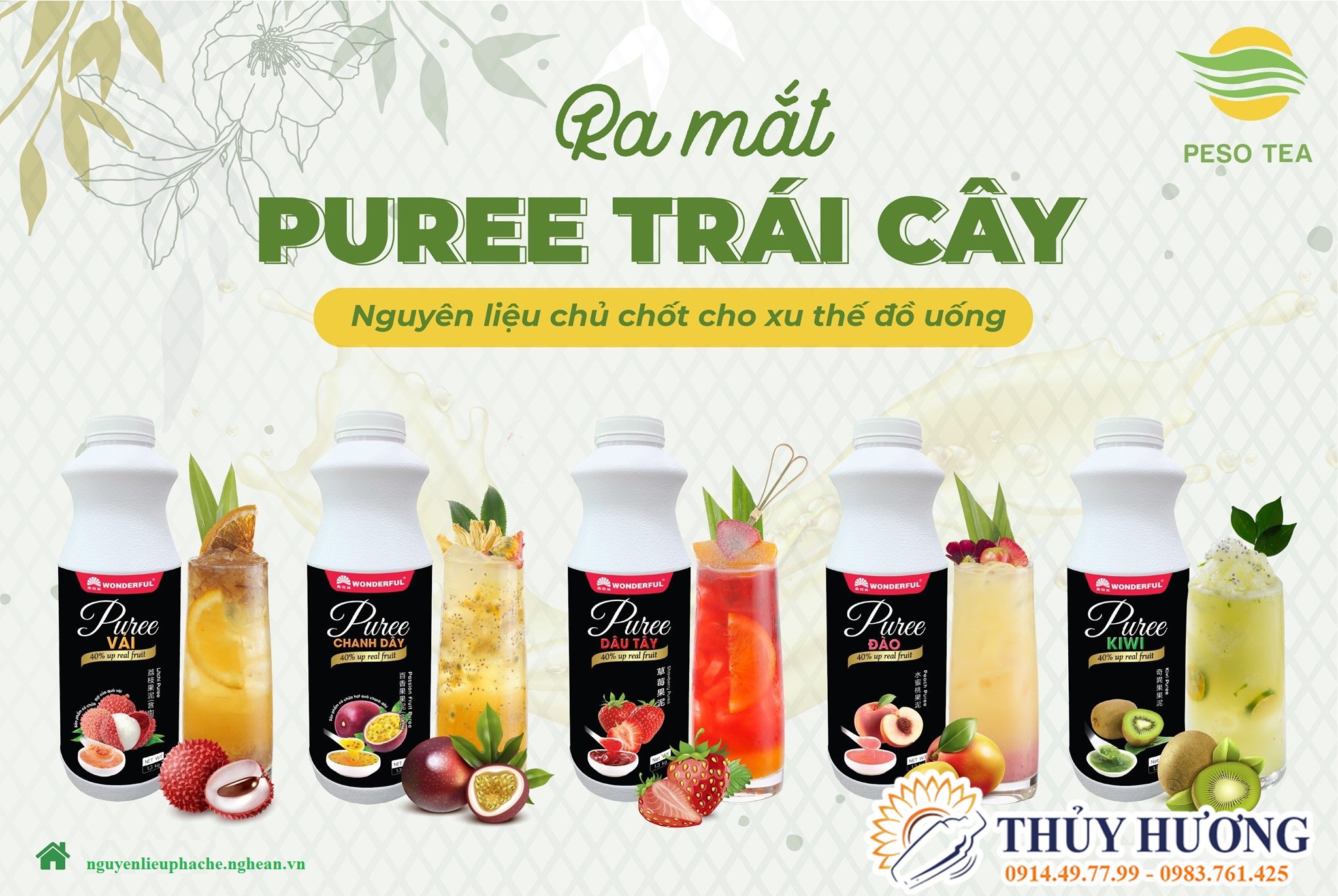 Tổng Kho Phân Phối Puree Giá Tốt Tại Vinh
