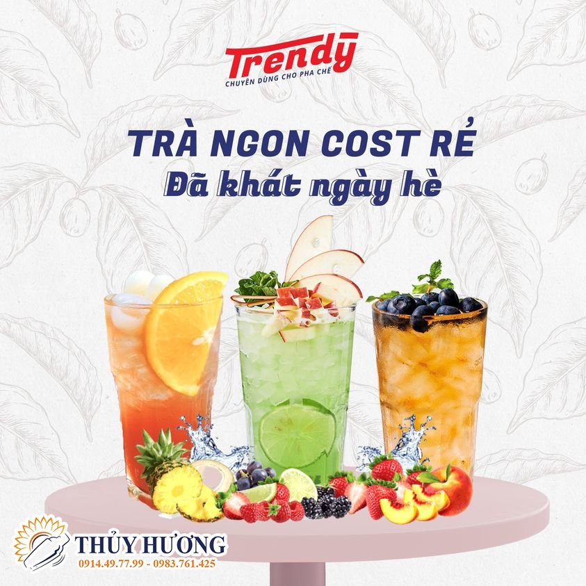 Kho Phân Phối Trà Trendy Uy Tín Tại Vinh