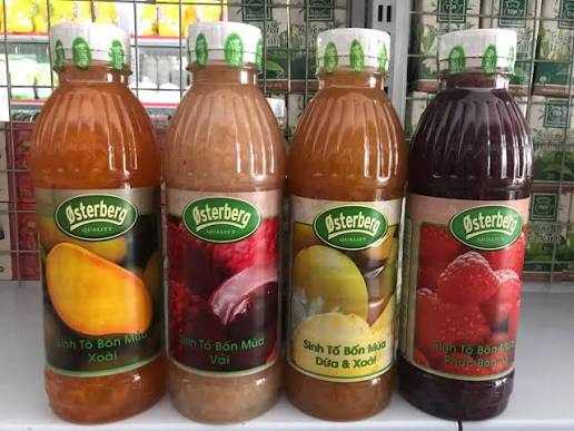 Địa Chỉ Phân Phối Mứt Sinh Tố OSTERBERG Chất Lượng Tại Nghệ An