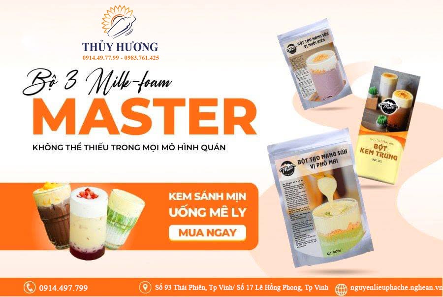 Tổng Kho Cung Cấp Bột Tạo Lớp Màng Sữa Tại Nghệ An