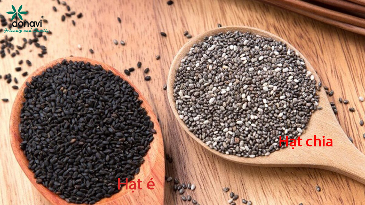 HẠT CHIA, HẠT É CÓ GIỐNG NHAU ? CÁCH PHÂN BIỆT 2 LOẠI HẠT DỄ DÀNG?