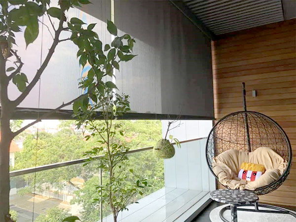 Bạt quay che nắng mưa ban công đẹp