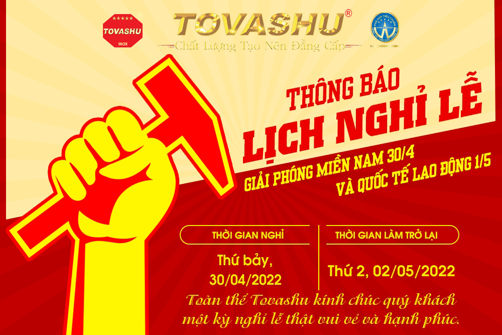 Thông báo nghỉ lễ 30-4 và 1-5