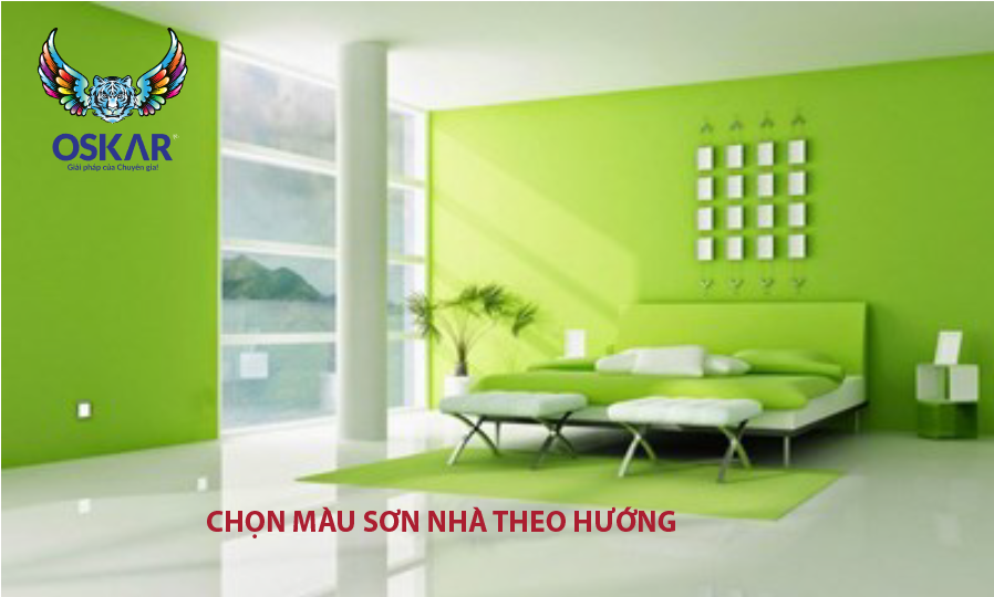 CHỌN MÀU SƠN THEO HƯỚNG NHÀ