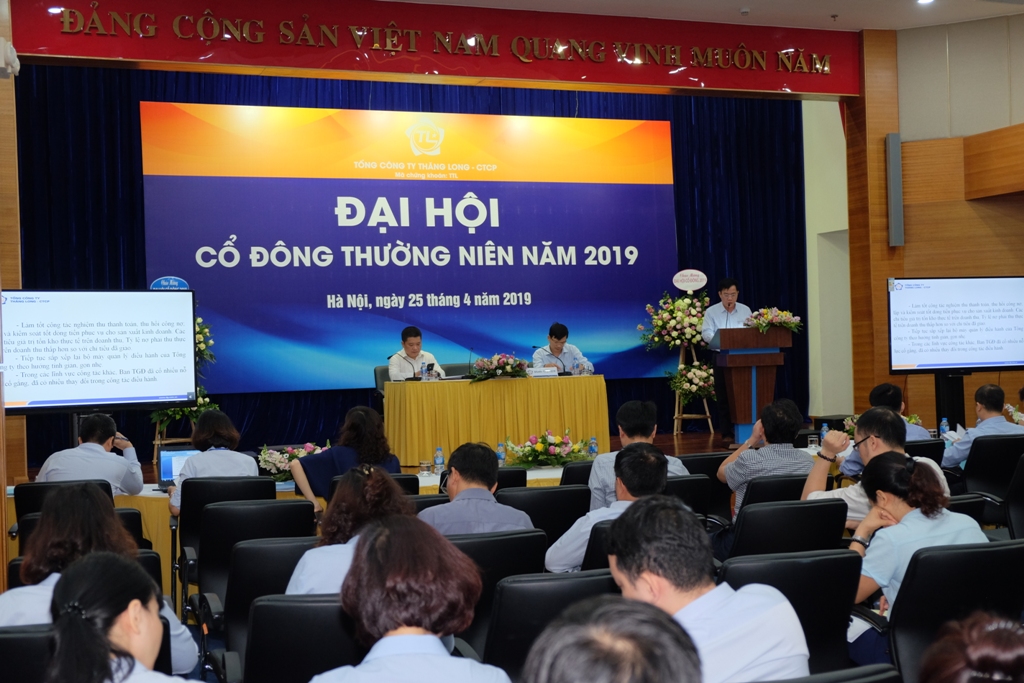 Tổng công ty Thăng Long-CTCP tổ chức thành công Đại hội đồng cổ đông thường niên năm 2019