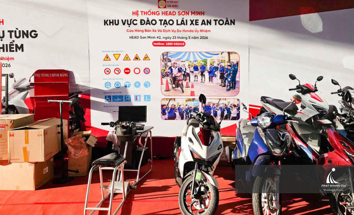 TUYÊN TRUYỀN LUẬT AN TOÀN GIAO THÔNG THAM GIA CHƯƠNG TRÌNH LÁI XE AN TOÀN - HEAD SƠN MINH