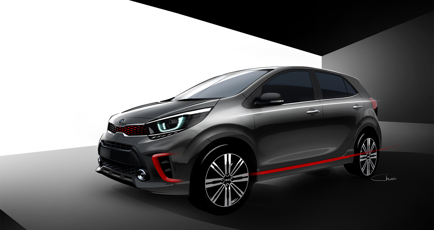 Kia Morning 2017 chính thức lộ diện