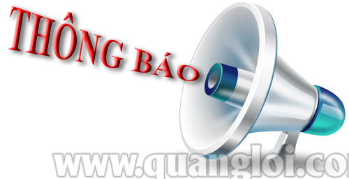 Thông báo thay đổi giao diện website