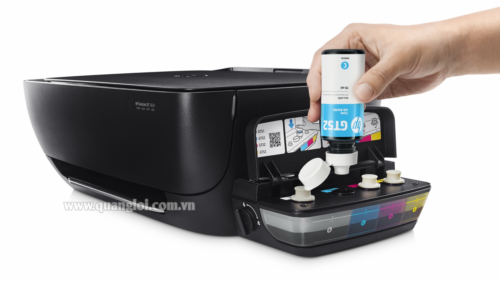 Máy in HP mới với hệ thống mực in liên tục tiết kiệm dành cho văn phòng