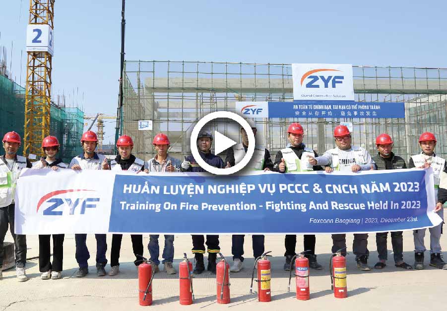 Zhongyifeng Việt Nam triển khai “Kế hoạch đào tạo, kiểm tra kiến ​​thức an toàn, sức khỏe lao động đợt 2 năm 2023” và “Kế hoạch đào tạo, kiểm tra kiến ​​thức an toàn phòng cháy chữa cháy năm 2023” 