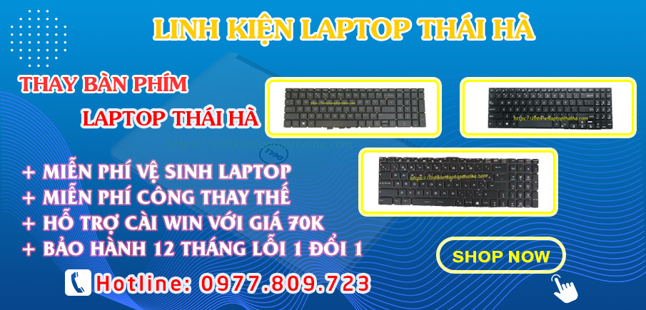 Thay bàn phím laptop dell giá bao nhiêu