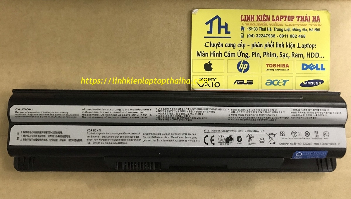 Thay Pin Laptop MSI Chính Hãng Ở Hà Nội