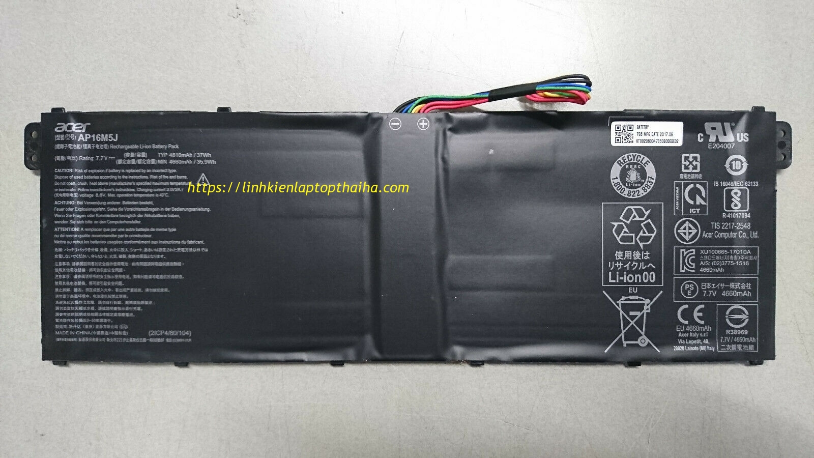 Dịch vụ sửa chữa Pin Laptop Acer Aspire 3 A315-21 A315-51 A315-31 tại Thạch Thất