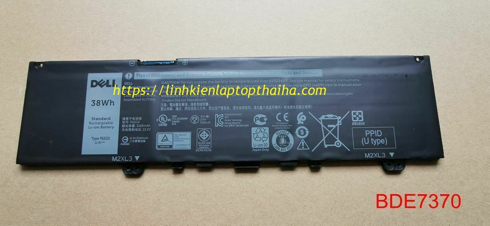 Thay pin laptop Dell Vostro 5370 chính hãng ở Hà Nam