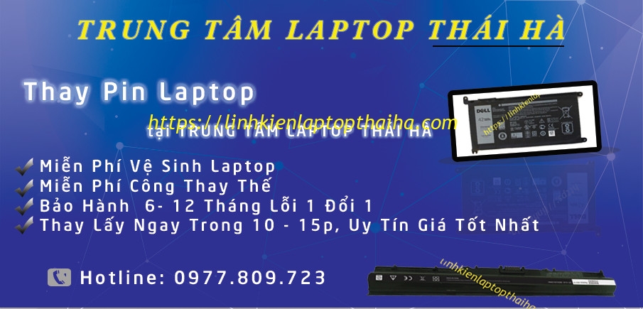 Khi nào bạn cần thay pin laptop Dell?