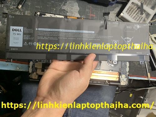 Thay pin laptop Dell XPS 9575 lấy ngay sau 15 phút - Linh kiện laptop Thái Hà