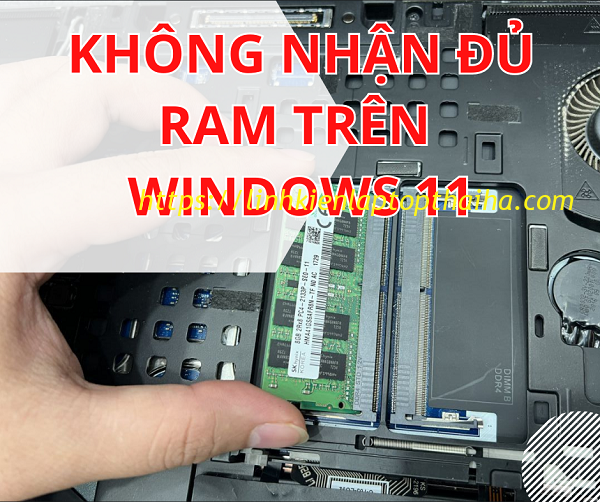 Cách khắc phục Windows 11 không nhận đủ RAM