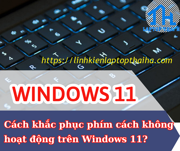 Khắc phục phím cách không hoạt động trên Windows 11