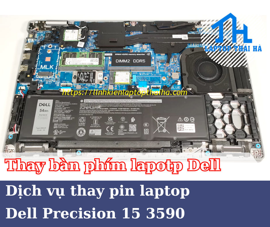 Thay pin laptop Dell Precision 15 3590 tại Laptop Thái Hà
