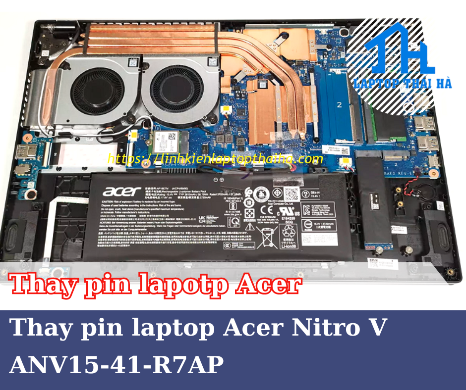 Thay pin laptop Acer Nitro V ANV15-41-R7AP