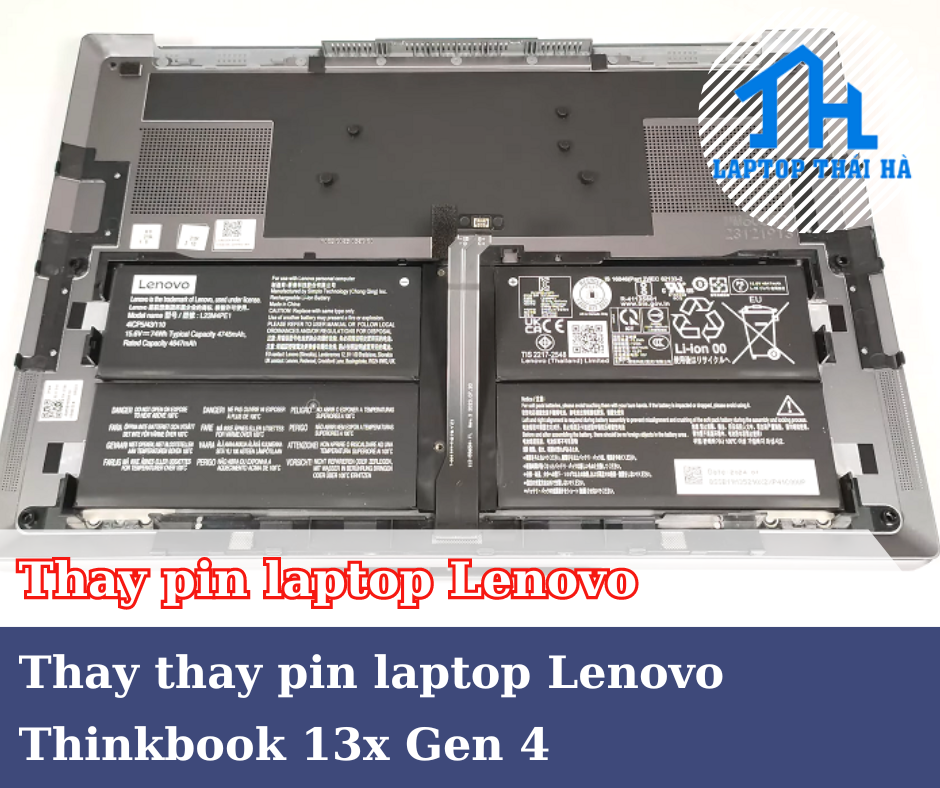 Thay pin laptop Lenovo Thinkbook 13x Gen 4