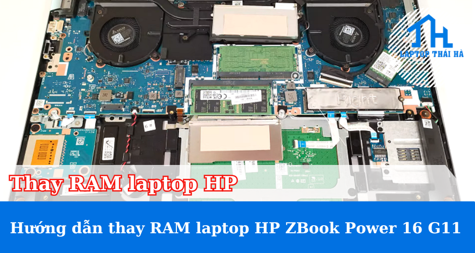 Hướng dẫn thay RAM laptop HP ZBook Power 16 G11