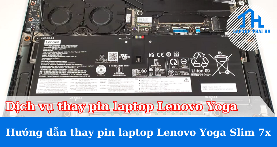 Thay pin laptop Lenovo Yoga Slim 7x