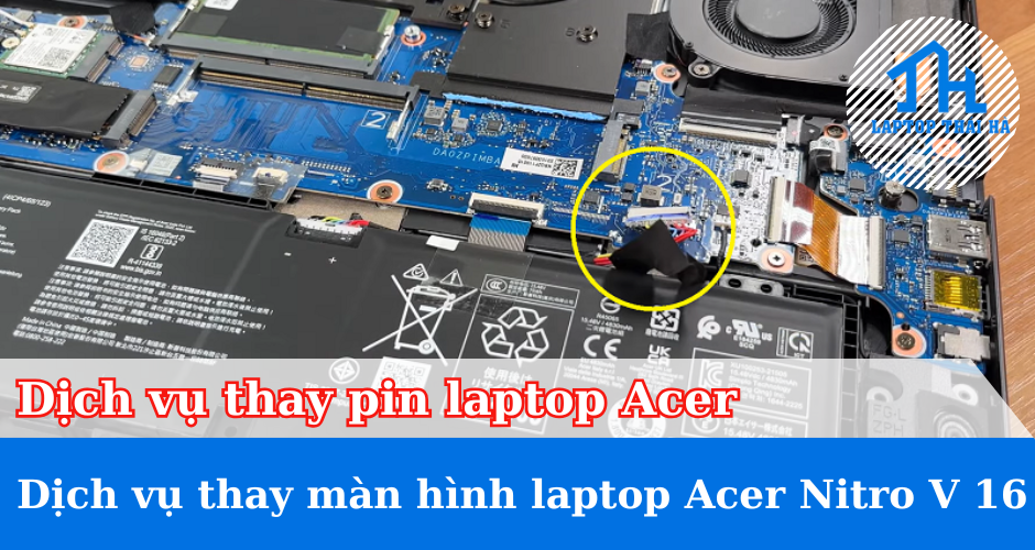 Dịch vụ thay pin laptop Acer Nitro V 16