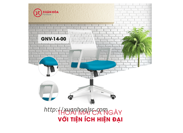 Ghế future ofice nhân viên: Thoải mái cả ngày với tiện ích hiện đại.