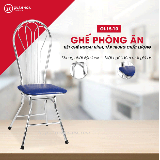 Ghế phòng ăn- Tiết chế ngoại hình, tập trung chất lượng