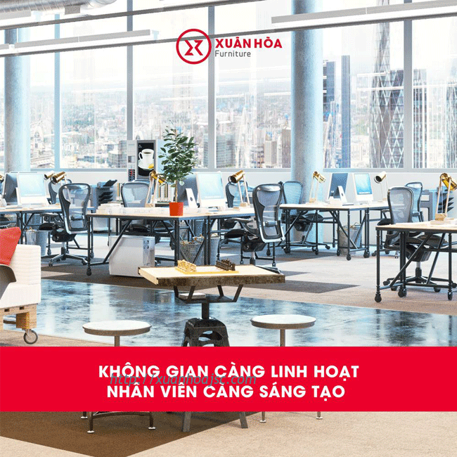 Không gian làm việc càng linh hoạt, nhân viên càng sáng tạo?