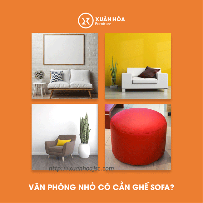 Văn phòng nhỏ có cần ghế Sofa?