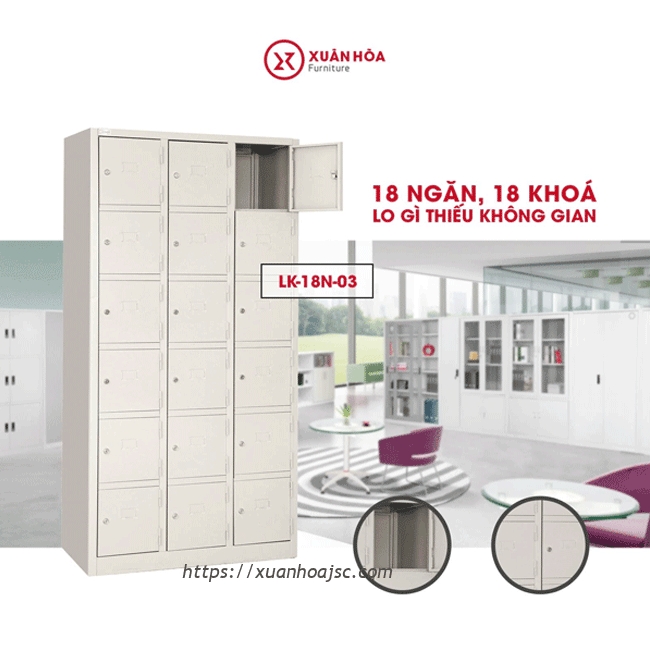 Lợi ích của việc sử dụng tủ locker cho văn phòng