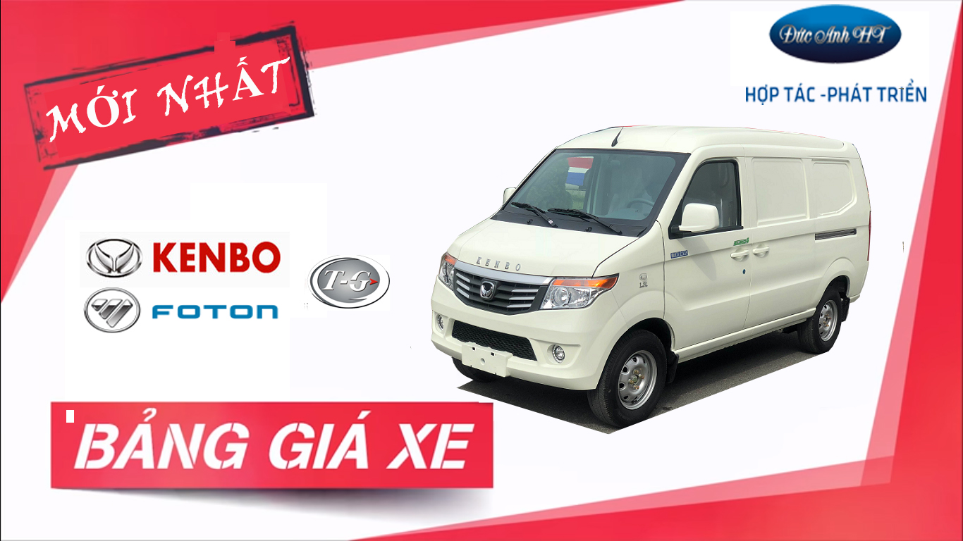 Bảng giá xe tải nhỏ mới nhất 2018 - CTCP Đức Anh Hưng Thịnh