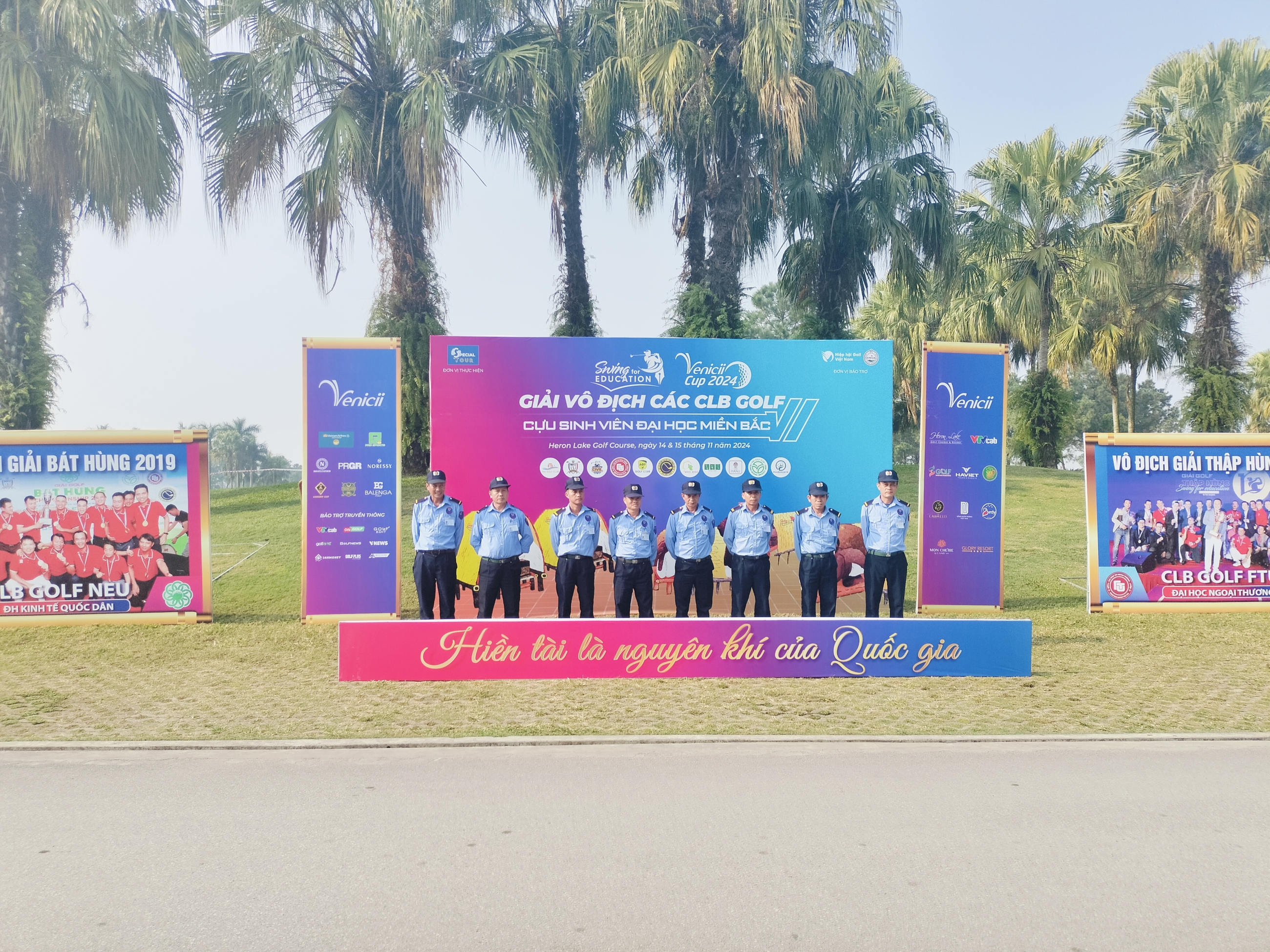 CÔNG TY CP BẢO VỆ BÌNH YÊN HÂN HẠNH LÀ NHÀ TÀI TRỢ, ĐỒNG HÀNH CÙNG GIẢI ĐẤU "HERON LAKE THE 14th ANNIVERSARY CUP - 2024"  VĨNH PHÚC